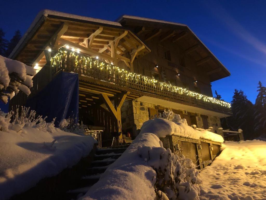 Chalet Miravidi, Montchavin-La Plagne, Jacuzzi & Sauna Exterior photo